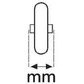 Hub width - Hub width Hub width - Hub width