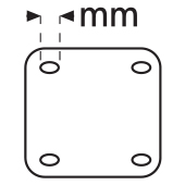 Plate holes diameter - Plate holes diameter Plate holes diameter - Plate holes diameter
