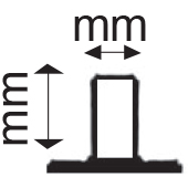 Dimensions of the shank - Dimensions of the shank